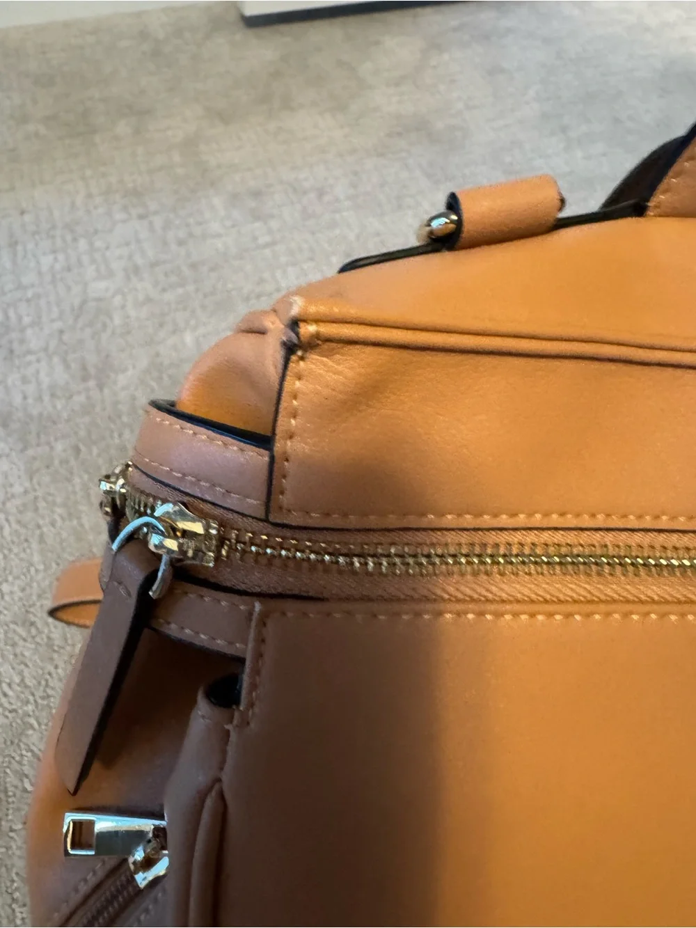 Mia + Sophia The Sophia Diaper Bag in brown